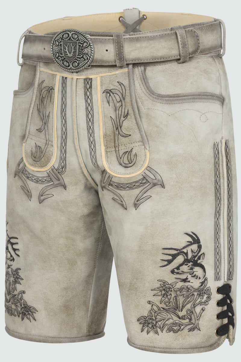 Lederhose Kaui mit Gürtel