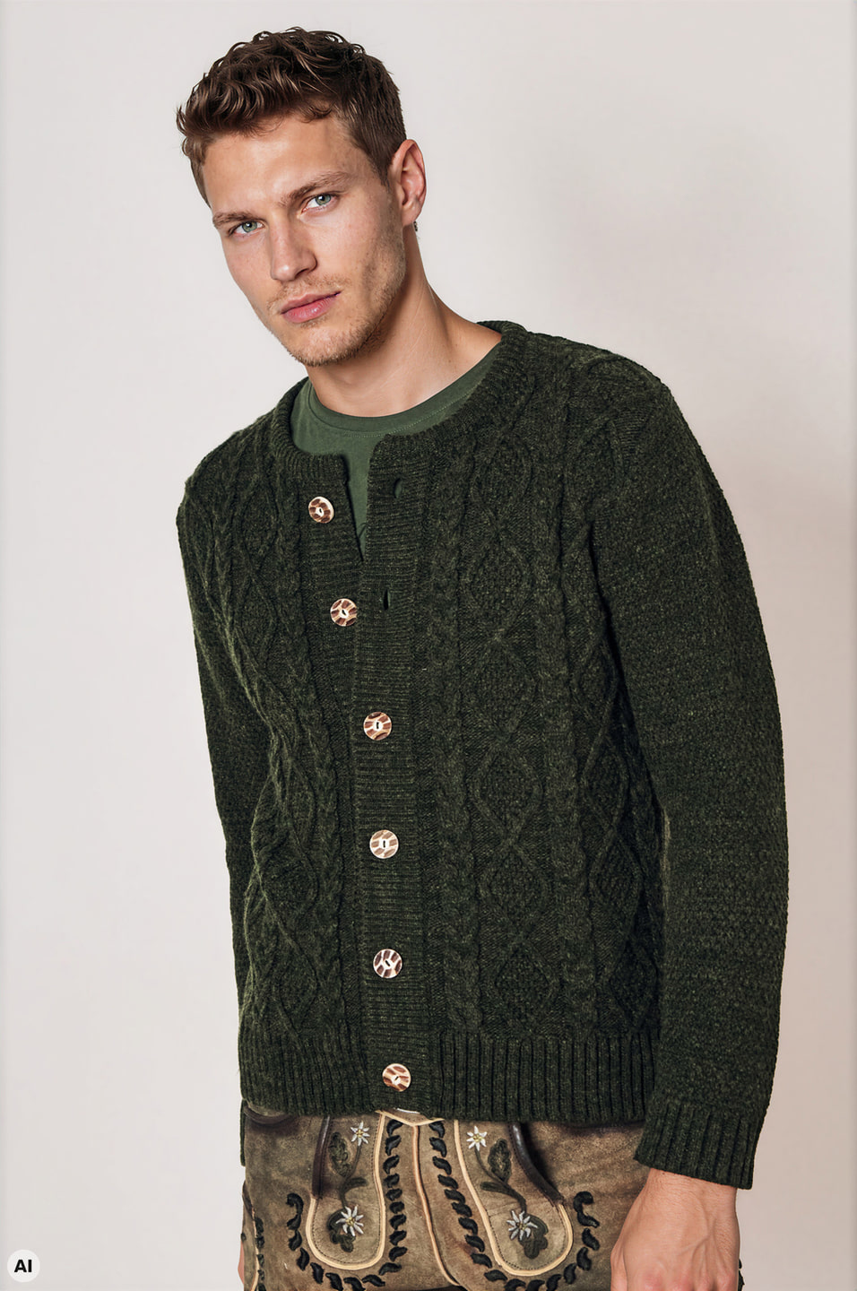 Strickjacke Maxi