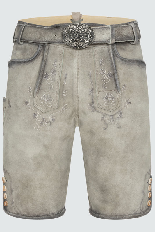 Lederhose Lenny mit Gürtel günstig online kaufen