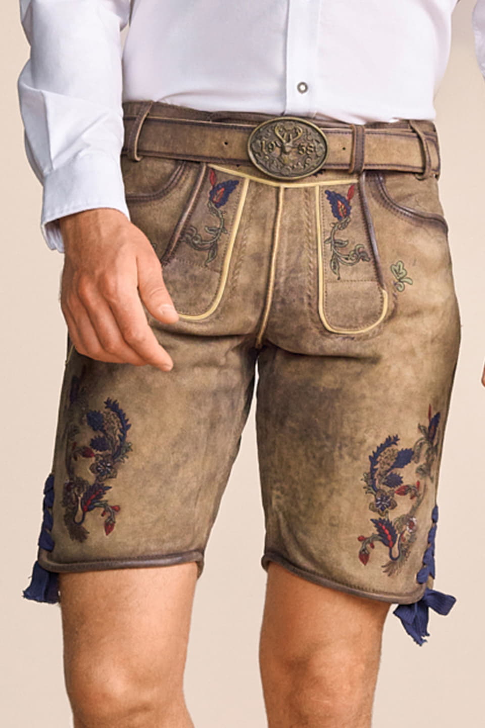 Lederhose Emil with belt
