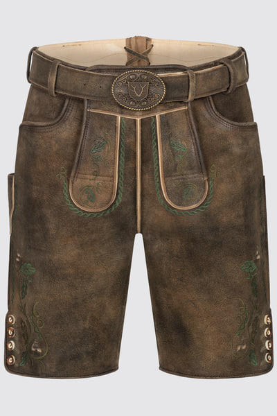 Lederhose Tarius mit Gürtel