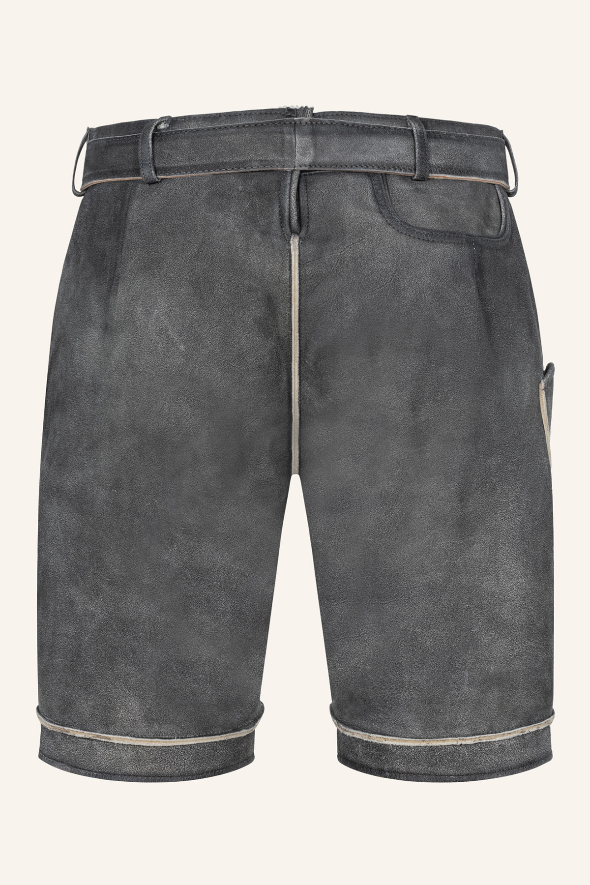 Lederhose Kuno mit Gürtel