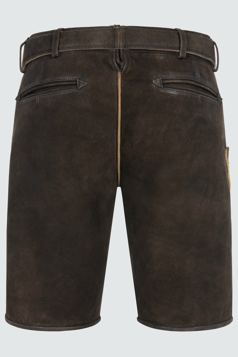 Lederhose Brandon mit Gürtel