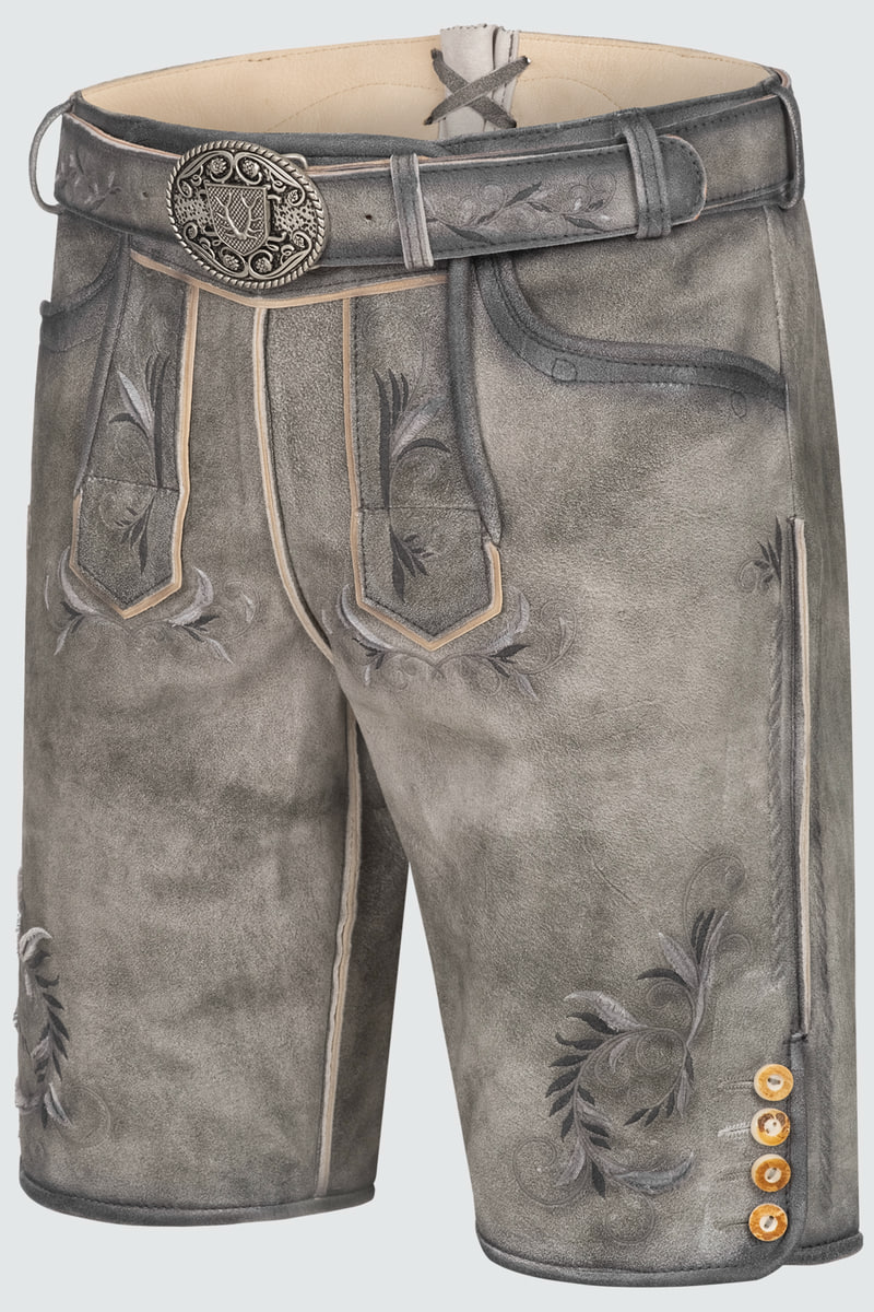 Lederhose Chris mit Gürtel