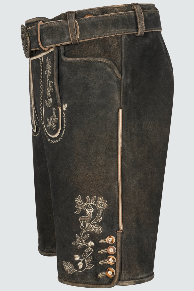 Lederhose Arendt mit Gürtel