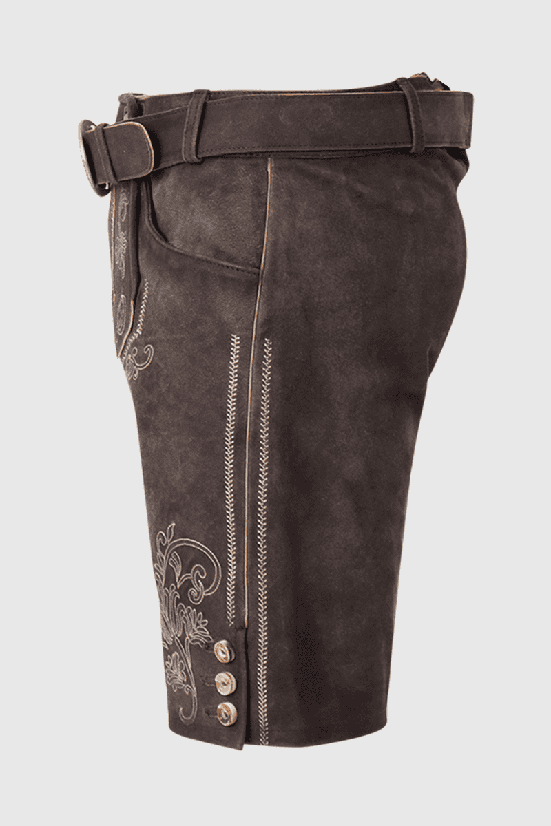 Lederhose Henry mit Gürtel