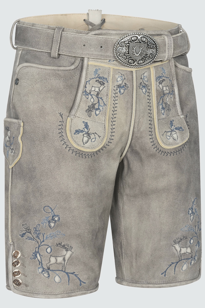 Lederhose Ulf mit Gürtel