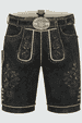 Lederhose Kuno mit Gürtel