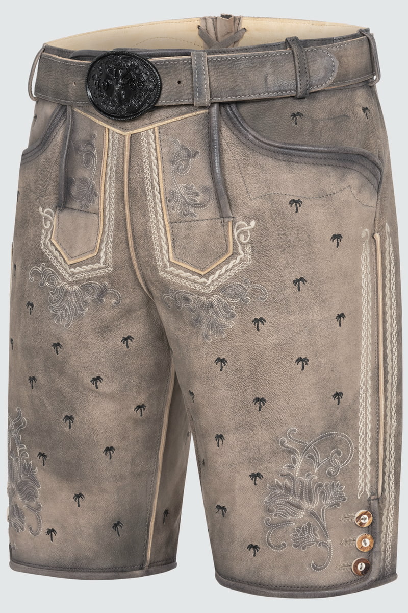 Lederhose Benni mit Gürtel