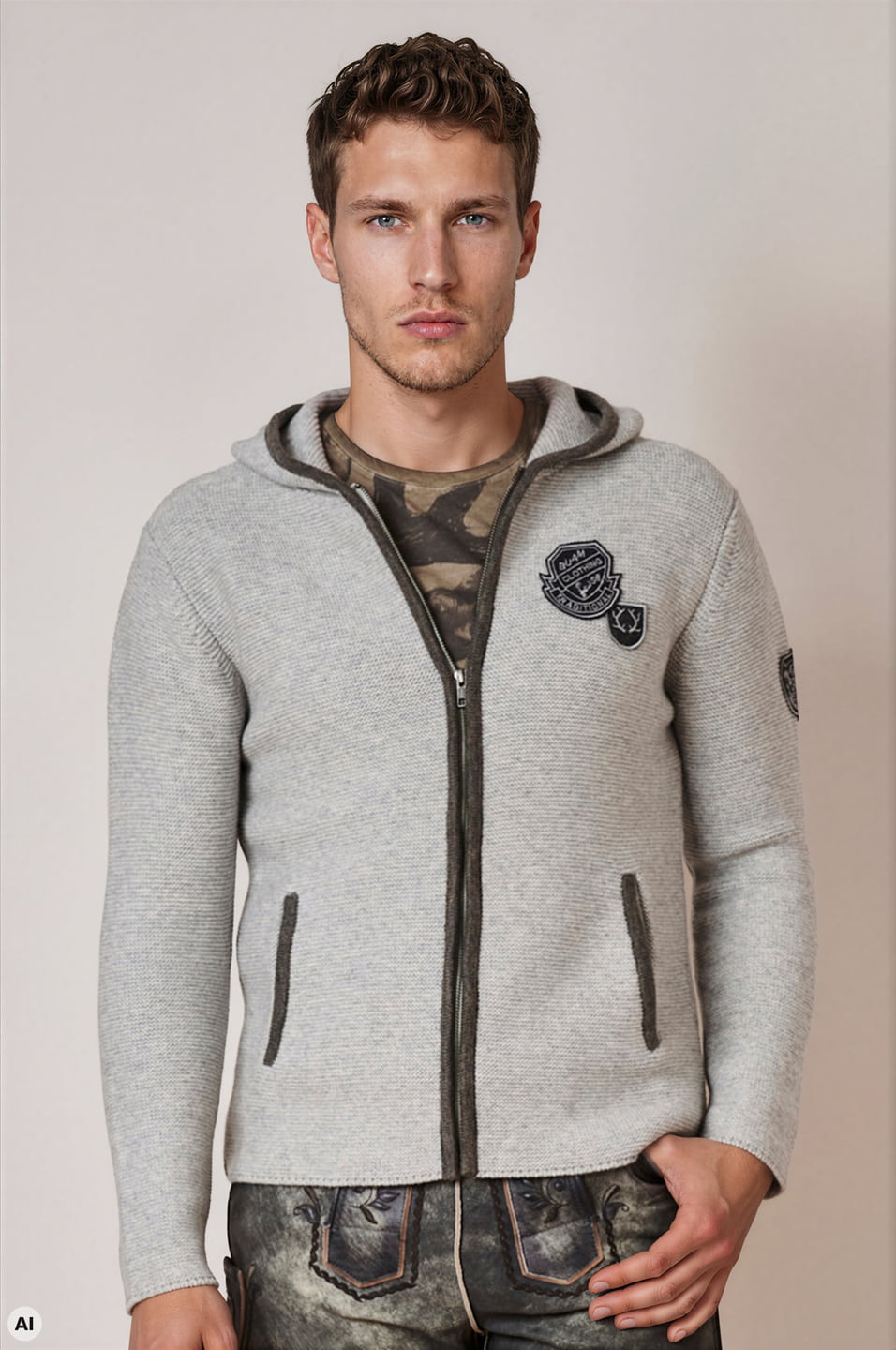 Strickhoodie Bastian