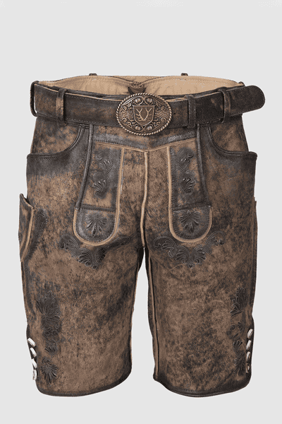 Lederhose Markus mit Gürtel