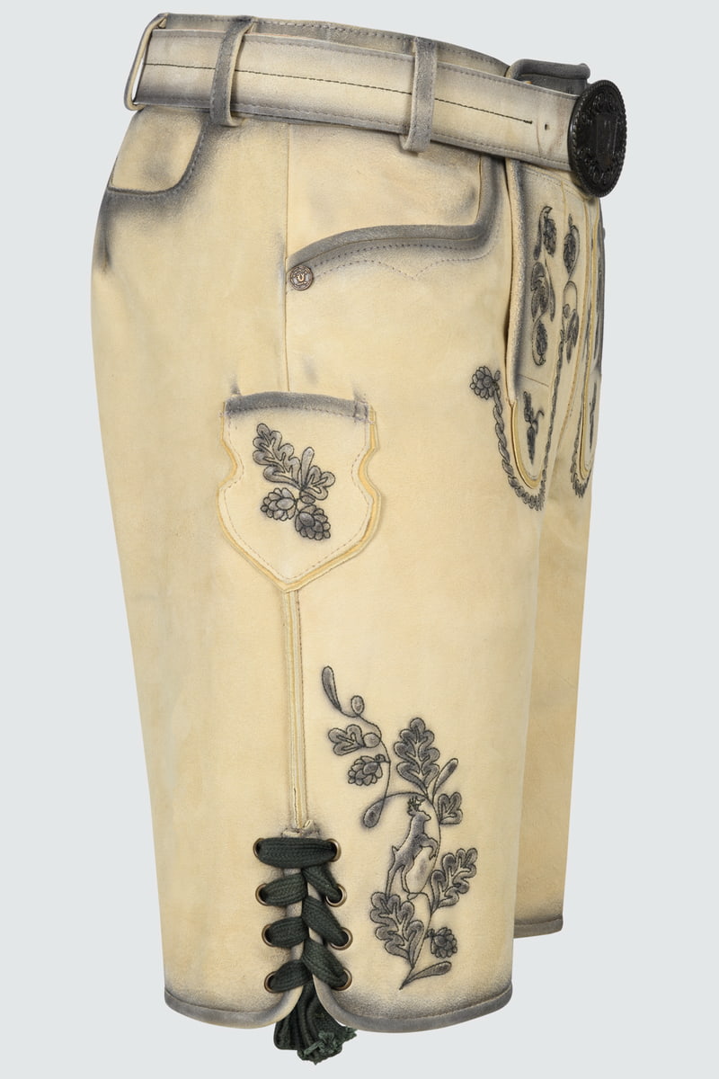 Lederhose Nolan mit Gürtel