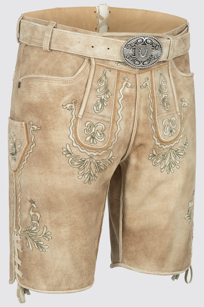 Lederhose Sascha mit Gürtel