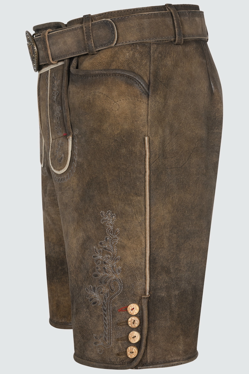 Lederhose Dante mit Gürtel