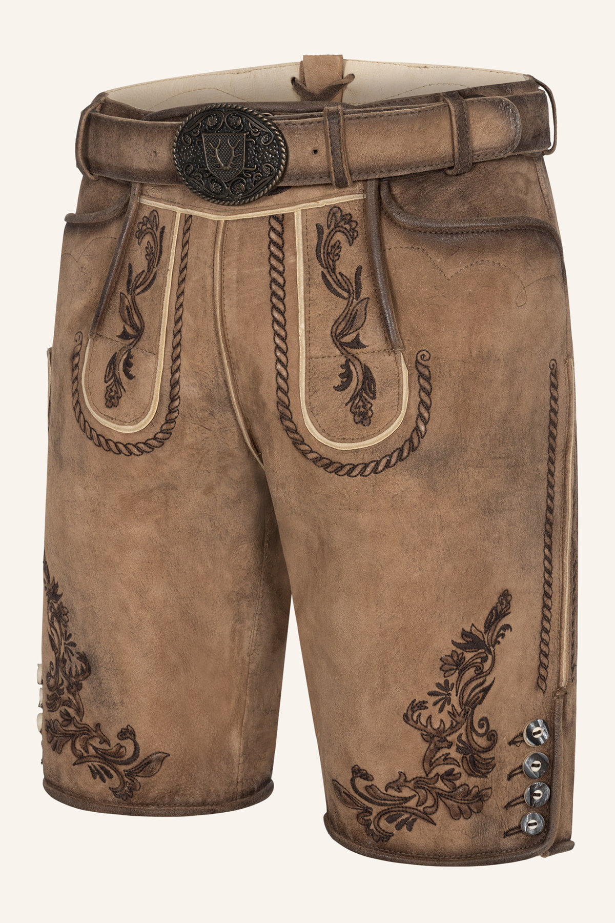 Lederhose Devian with belt