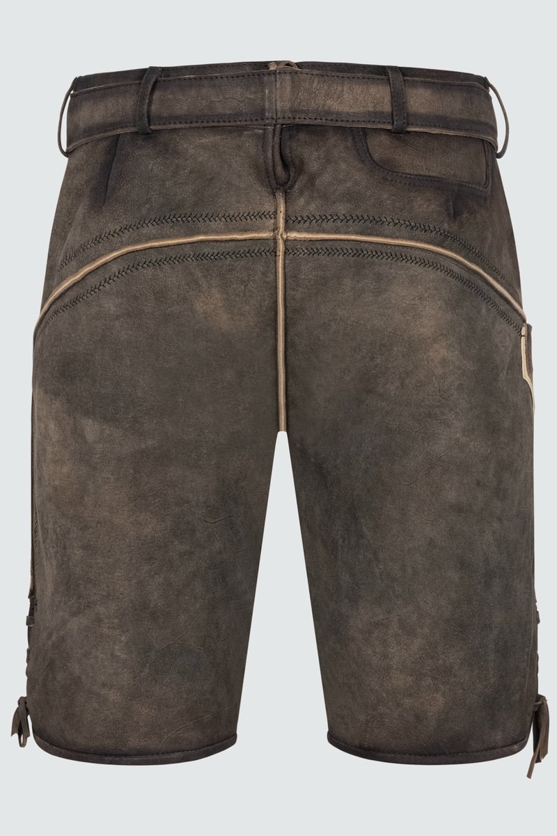 Lederhose Raul mit Gürtel