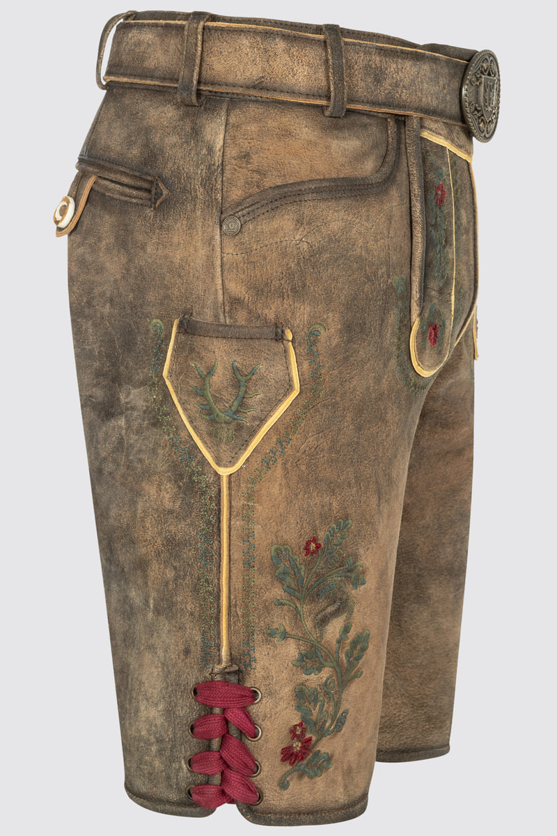Lederhose Charlie mit Gürtel