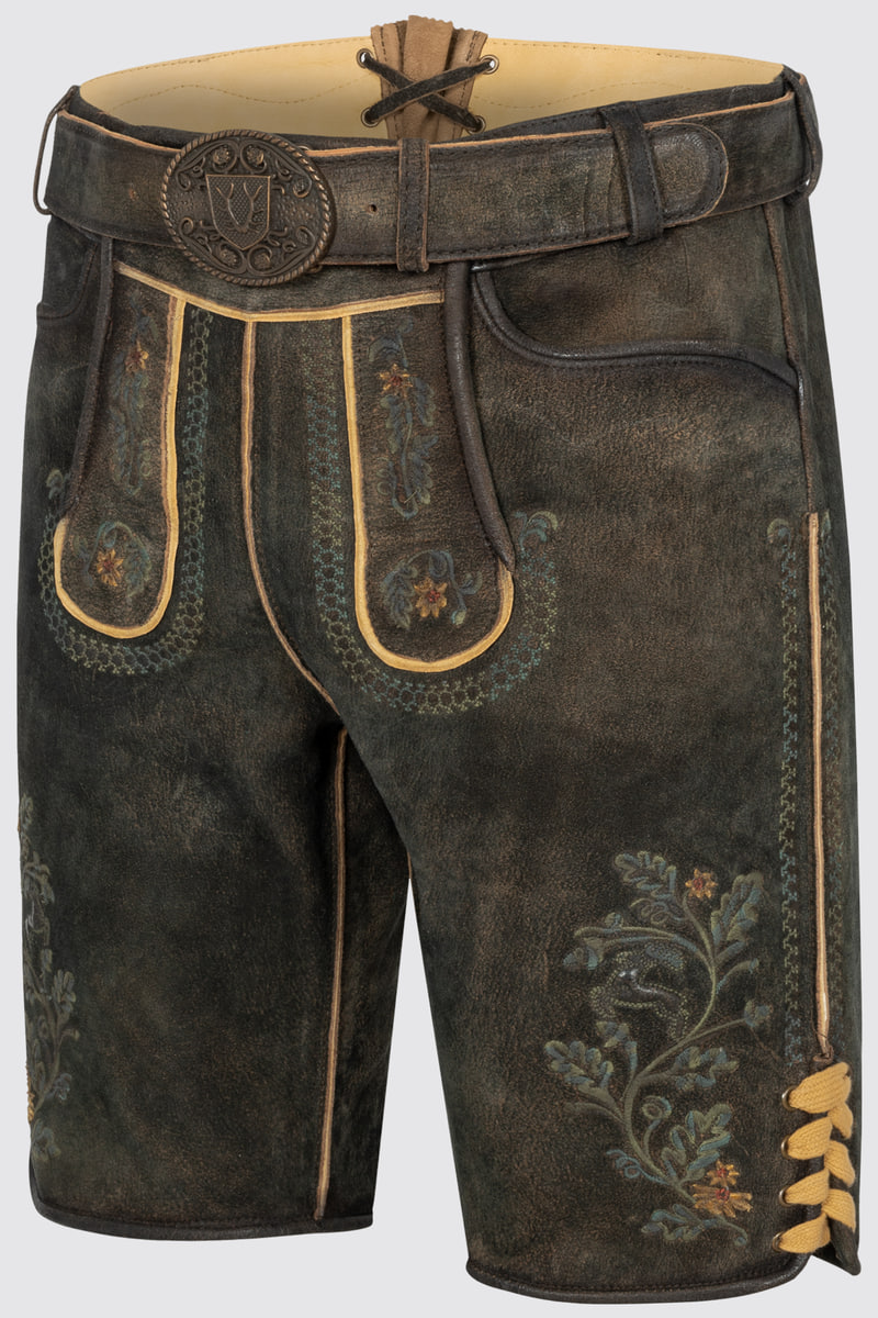 Lederhose Charlie mit Gürtel