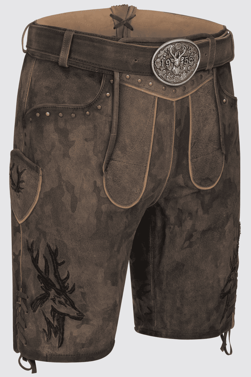 Lederhose Matze mit Gürtel