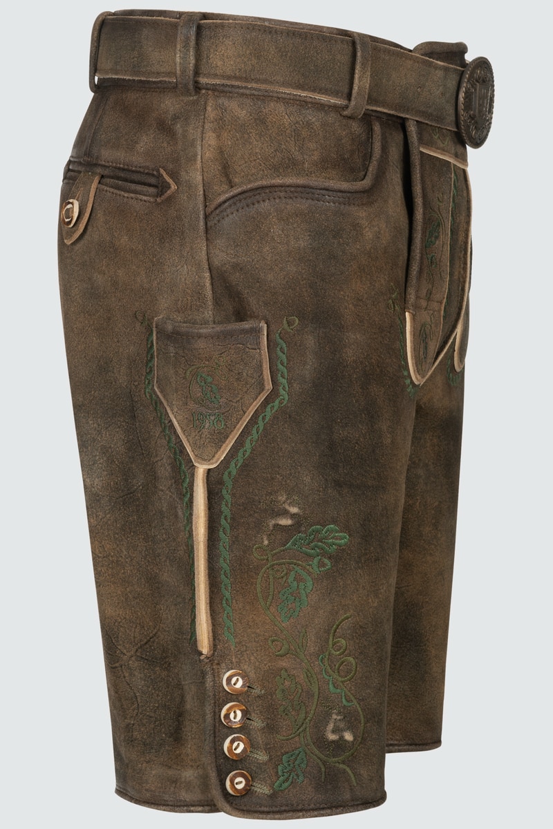 Lederhose Tarius mit Gürtel