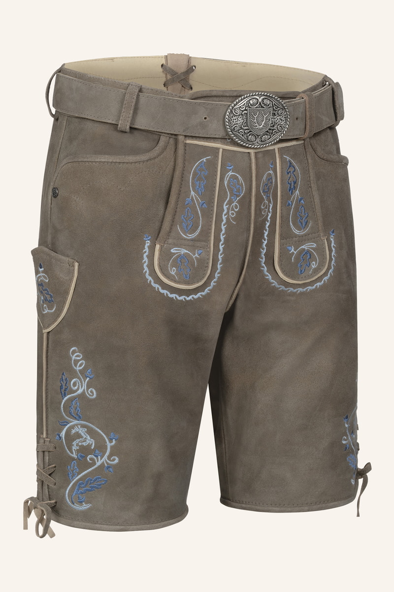 Lederhose Malik mit Gürtel