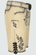 Lederhose Nolan mit Gürtel