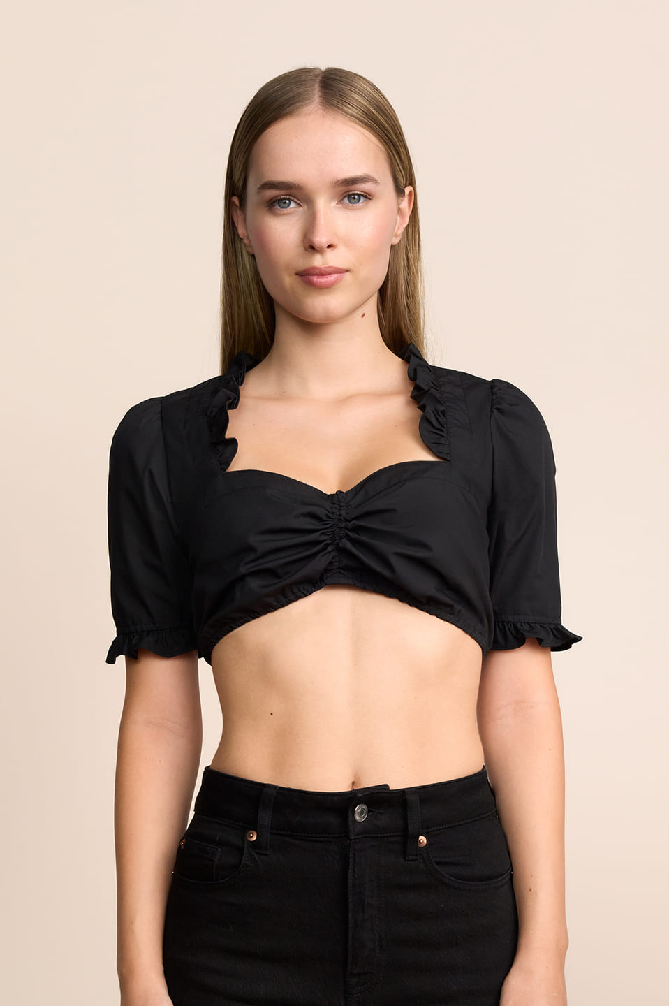 Dirndl blouse Negra