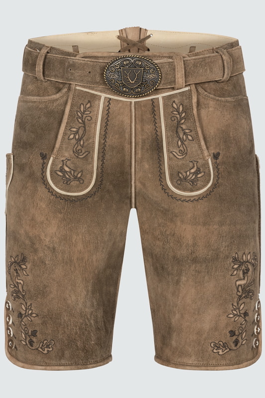 Lederhose Corentin mit Gürtel günstig online kaufen