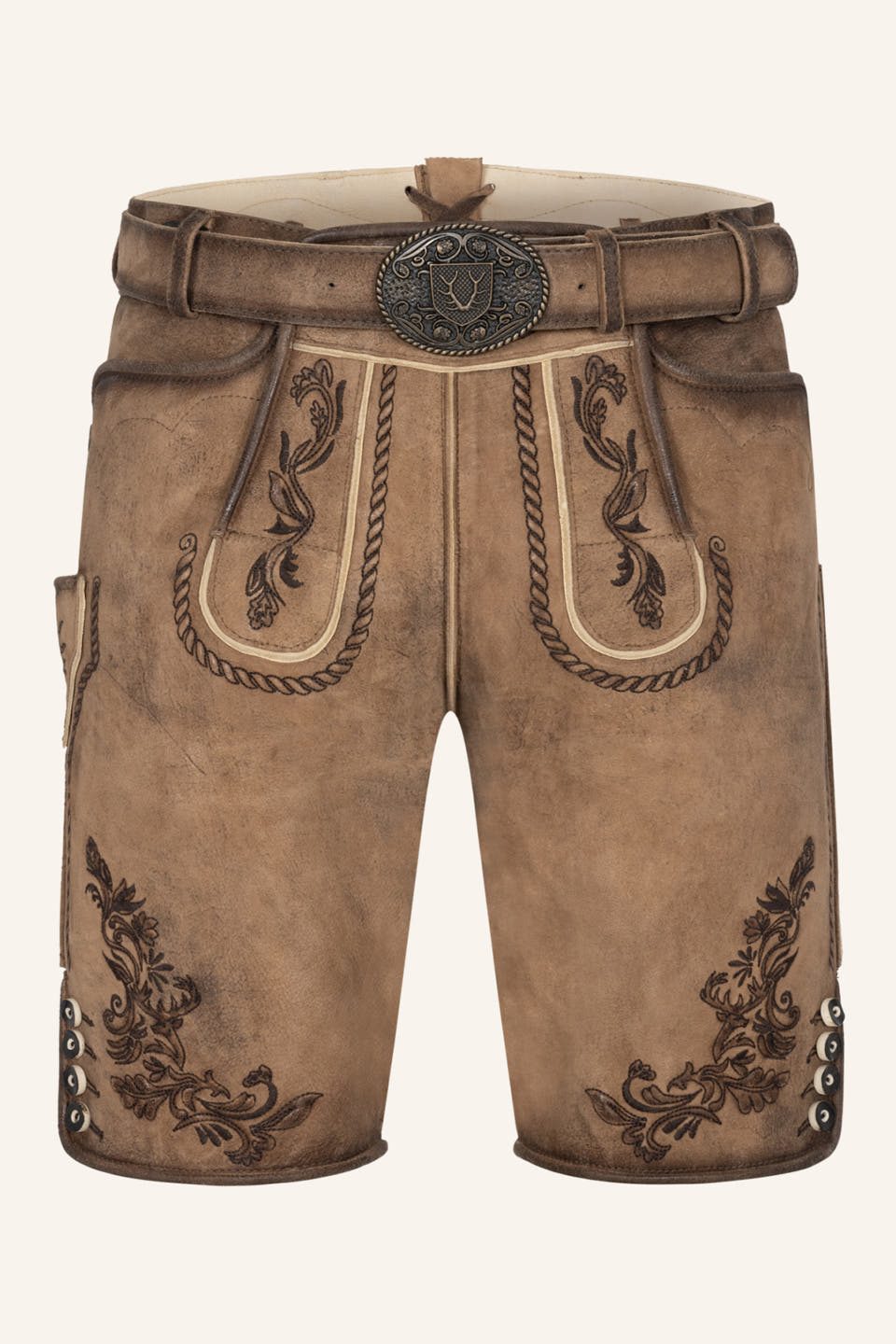 Lederhose Devian with belt