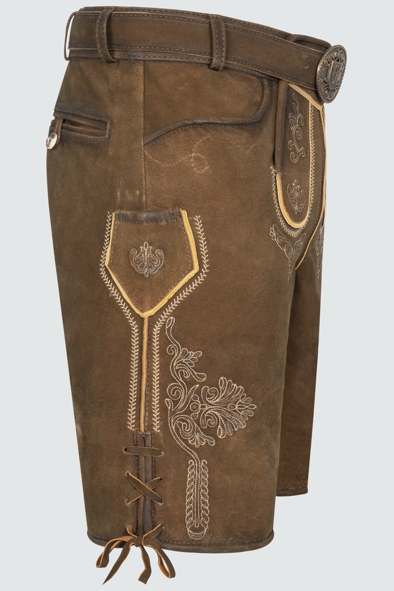 Lederhose Giulio mit Gürtel