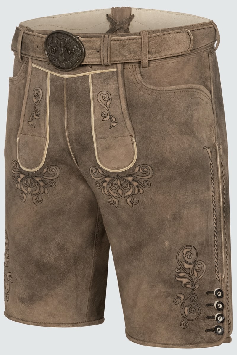 Lederhose Ralph mit Gürtel