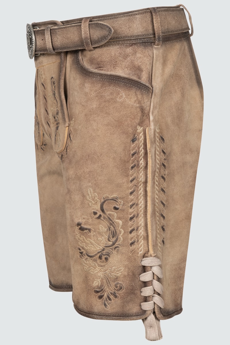 Lederhose Marino mit Gürtel