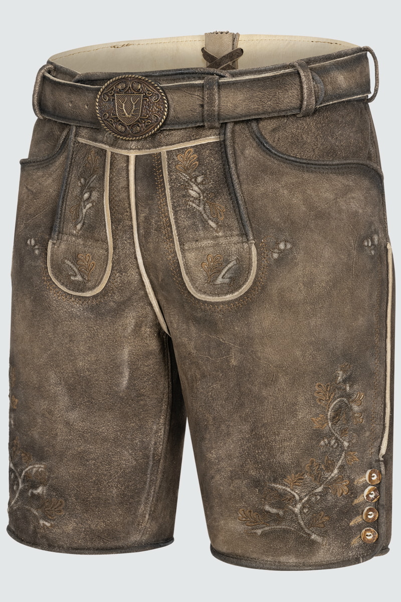 Lederhose Wanja mit Gürtel