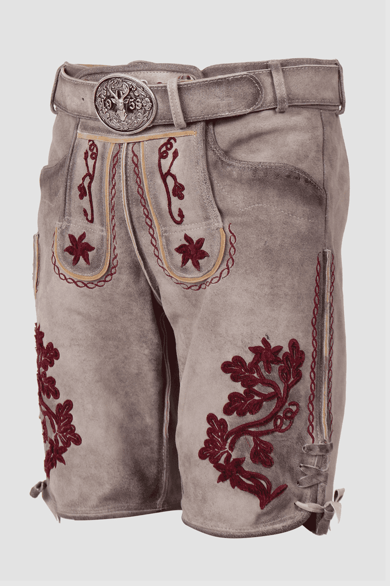 Lederhose Dominik mit Gürtel