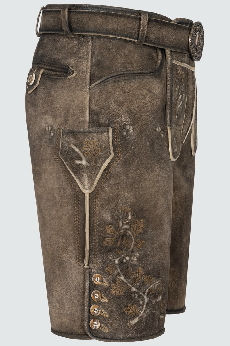 Lederhose Wanja mit Gürtel