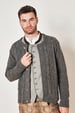 Strickjacke Maxi