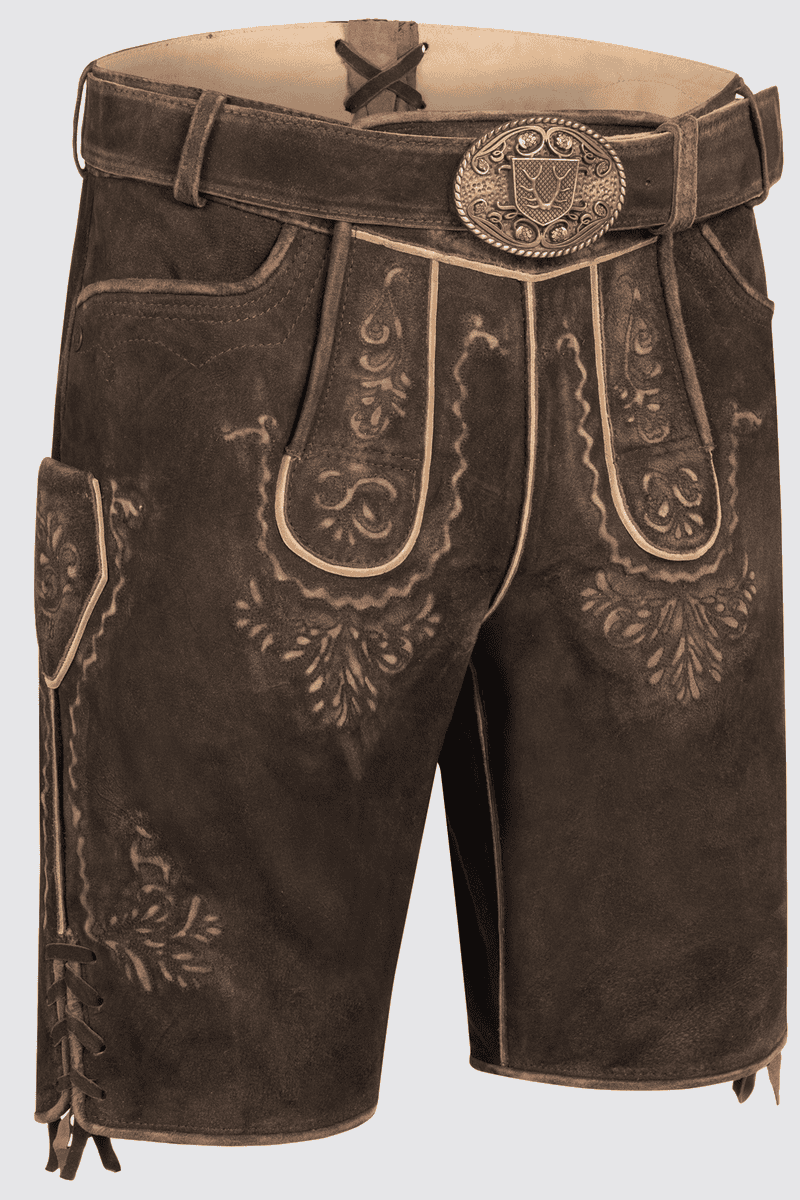 Lederhose Sascha mit Gürtel