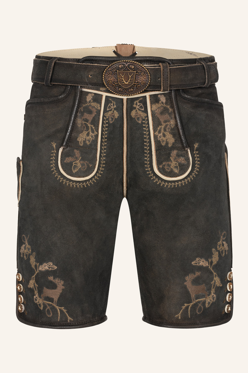 Lederhose Nero with belt