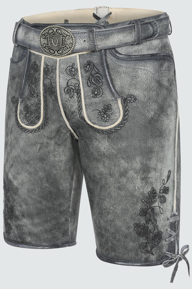 Lederhose Okko mit Gürtel
