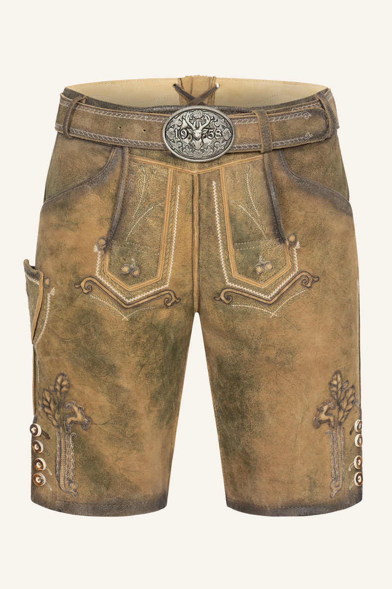 Lederhose Milo with belt