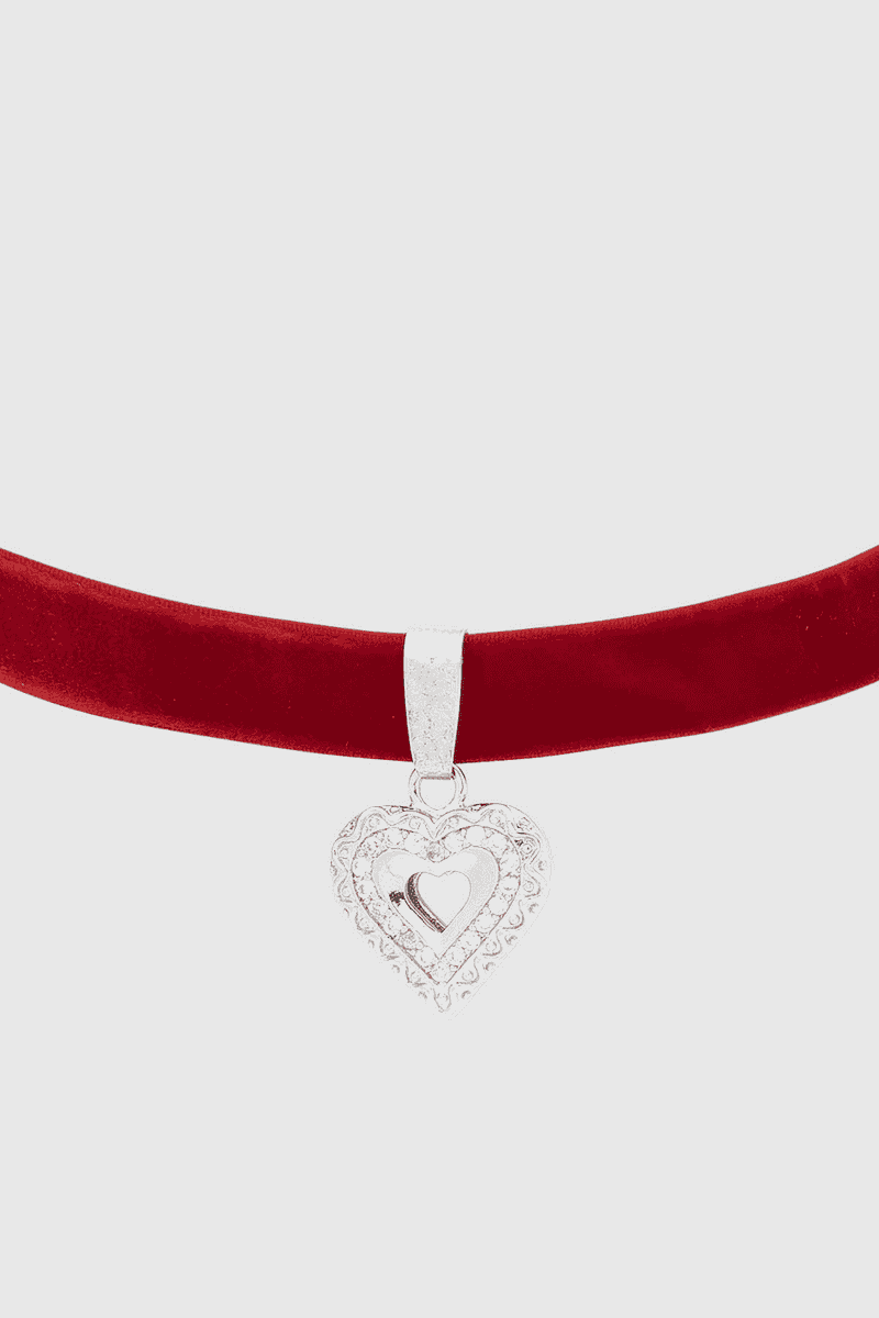 Choker-Halsband Herzerl 