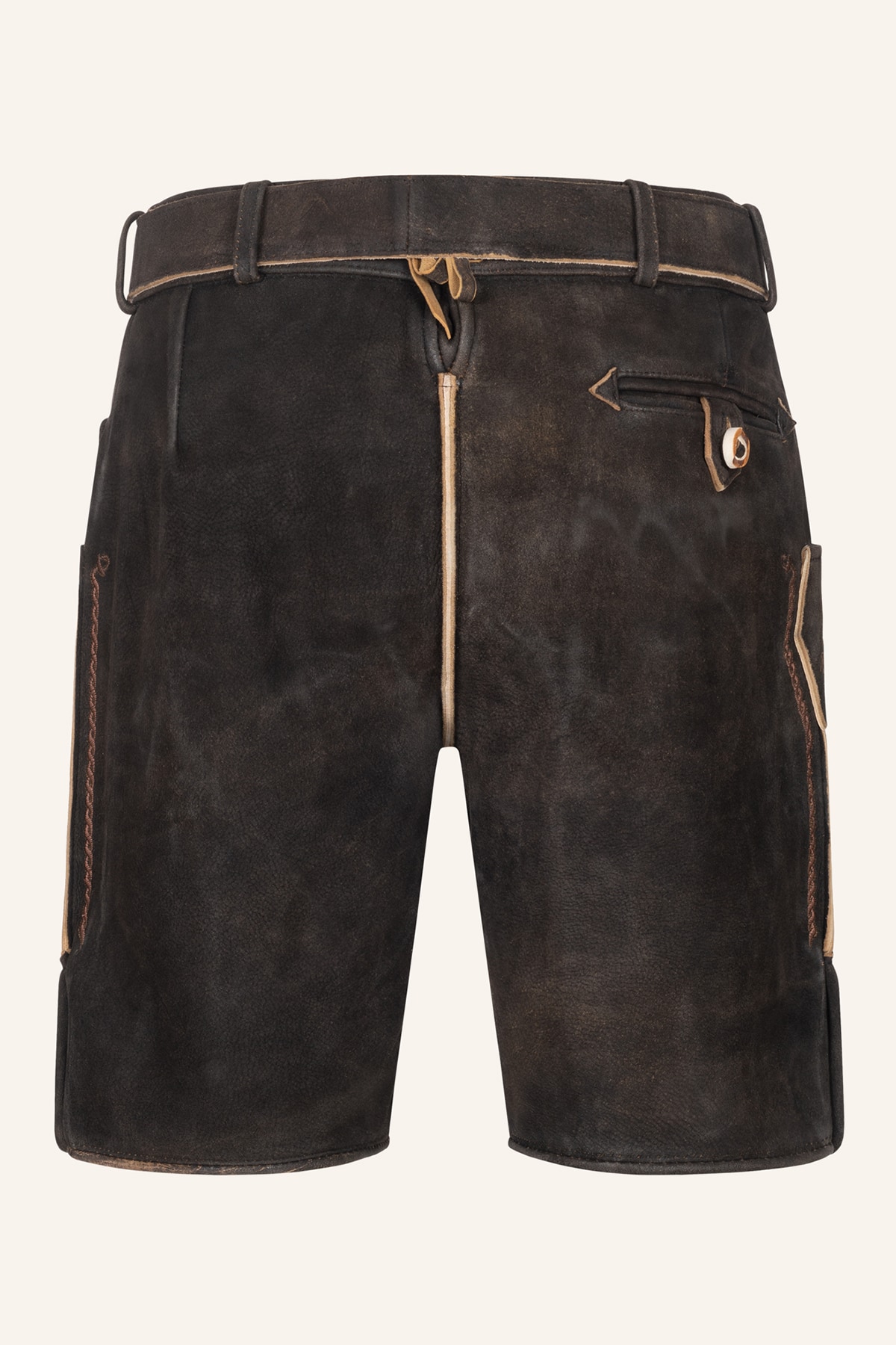 Lederhose Terence mit Gürtel