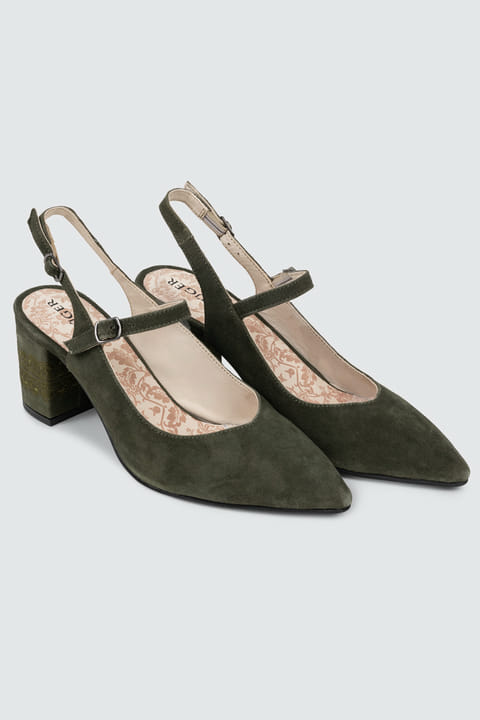 Pumps mit Riemchen