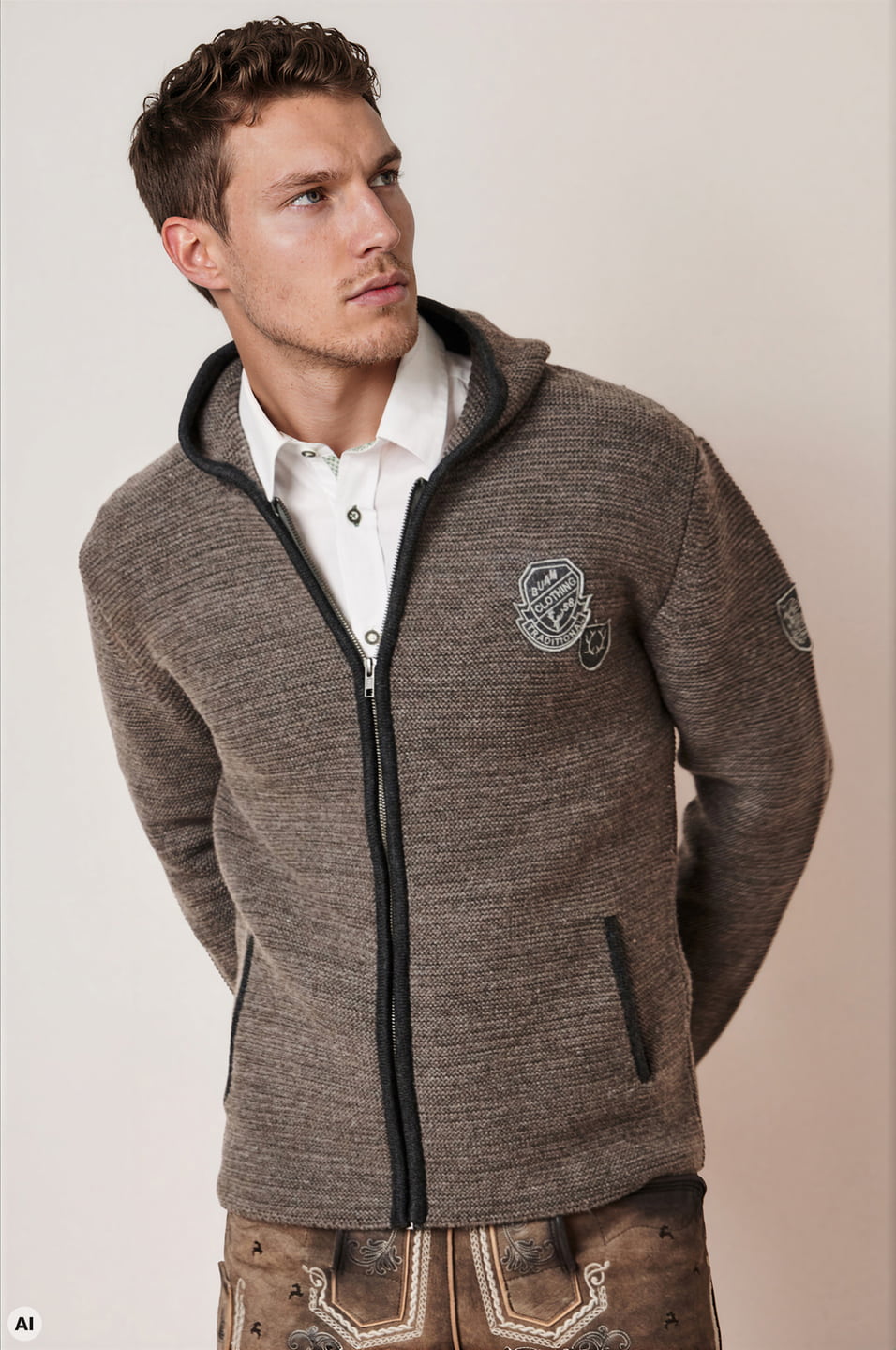 Strickhoodie Bastian