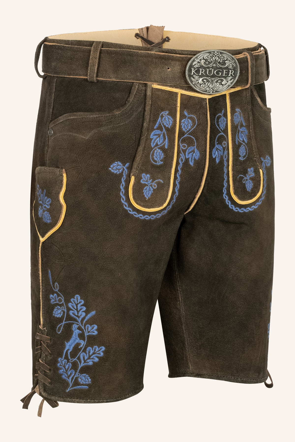 Lederhose Roland with Belt
