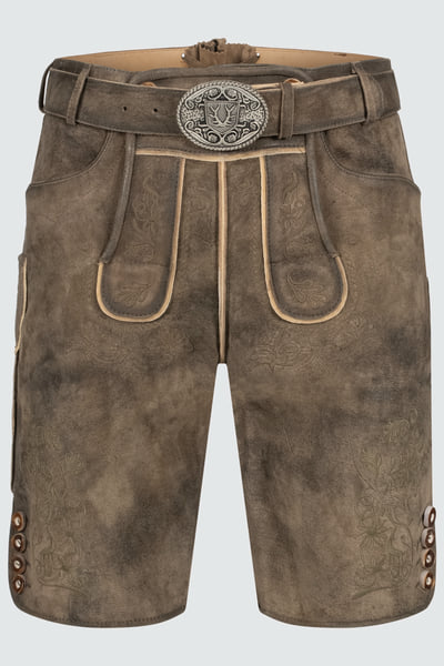 Lederhose Denis mit Gürtel