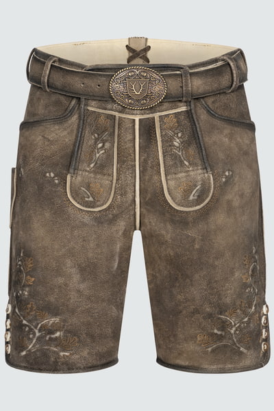 Lederhose Wanja mit Gürtel