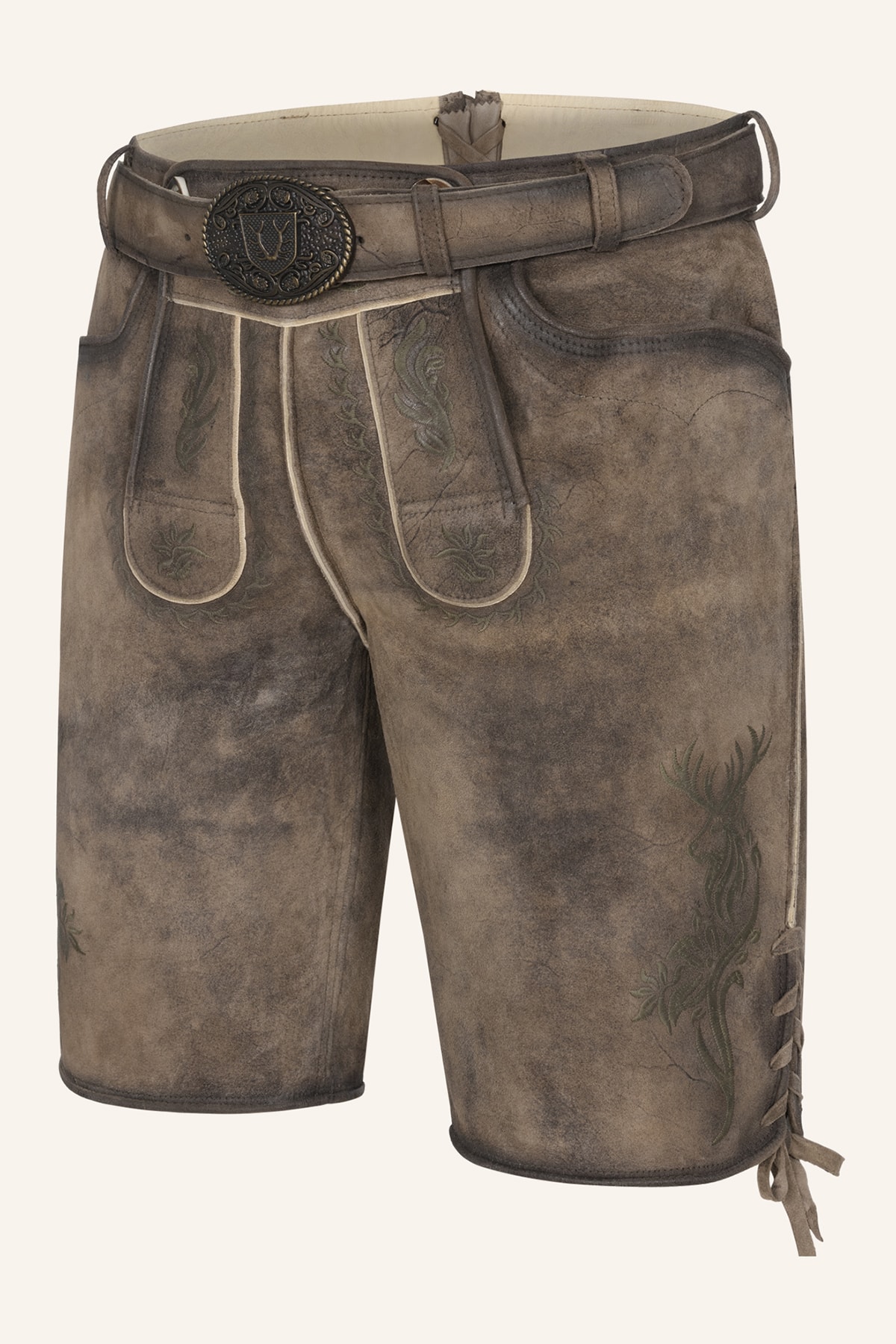 Lederhose Diran mit Gürtel