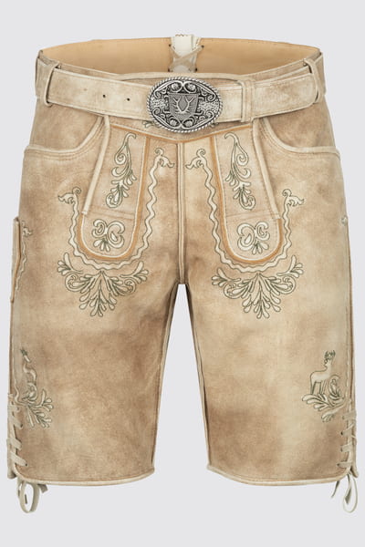 Lederhose Sascha mit Gürtel