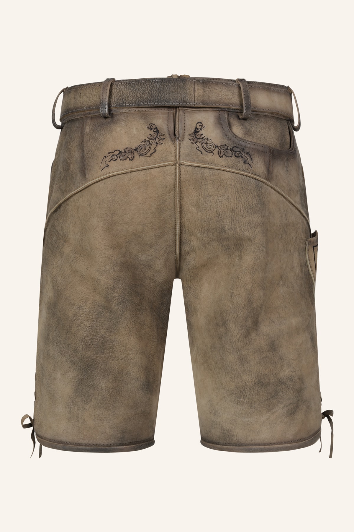 Lederhose Giuliano mit Gürtel